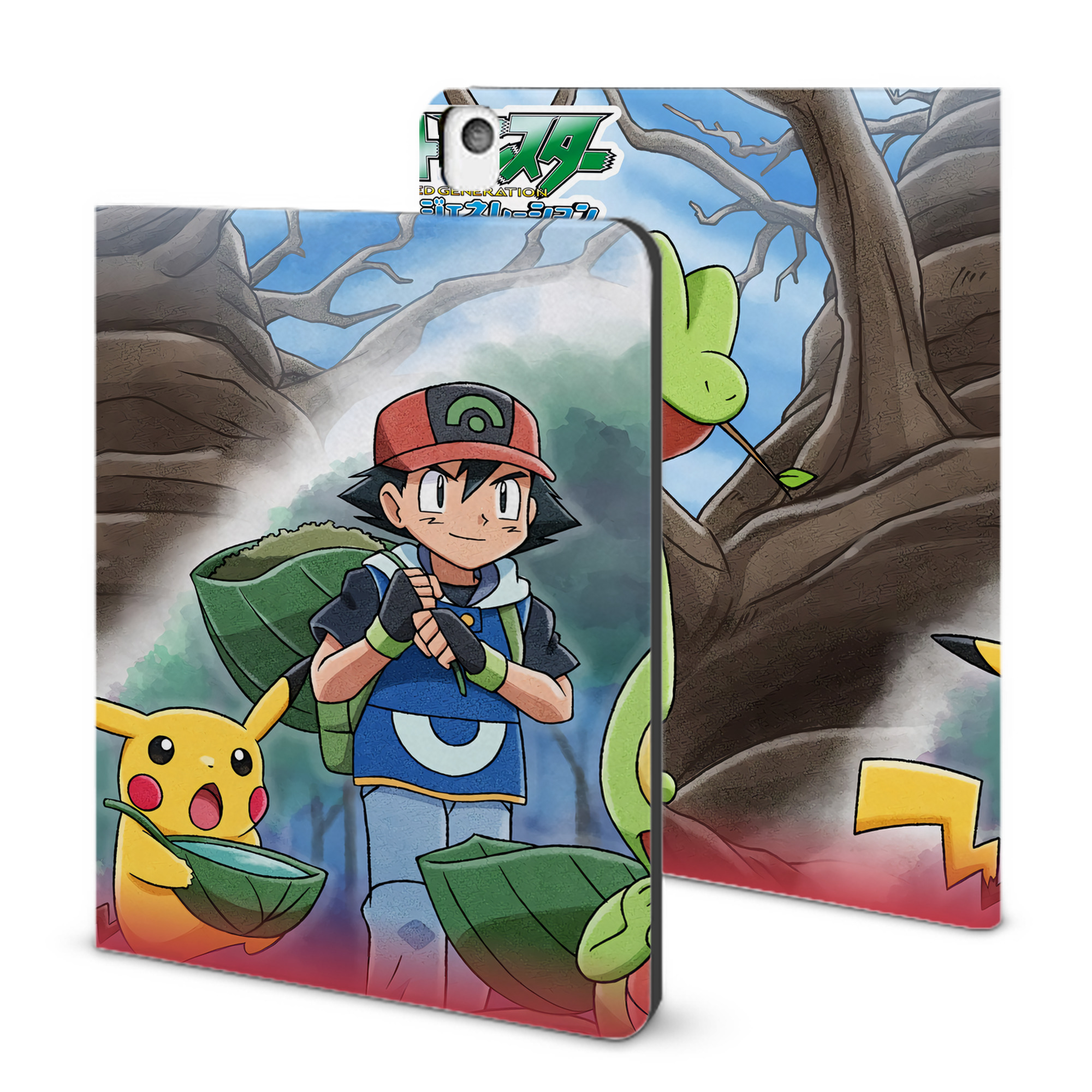 （画像用） ポケットモンスター Pokémon IPadケース ペンホルダー付き ブックスタイルデザイン